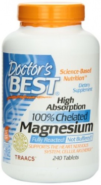 Doctor's Best High Absorption Magnesium (200 Mg Elemental), 240-Count