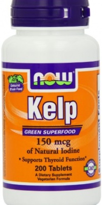 Now Foods Kelp, 150mcg of Natural Iodine, 200 Tablets