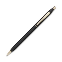 Cross Classic Century, Classic Black, Ballpoint Pen with 23 Karat Gold Plated Appointments (2502)