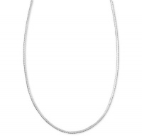 Giani Bernini Sterling Silver Necklace, 30 Square Snake Chain