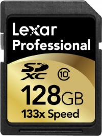 Lexar 128 GB SDXC Flash Memory Card LSD128CRBNA133