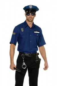 Dreamgirl Mens You're Busted Policeman Officer Uniform Costume