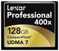 Lexar Professional 128 GB 400x UDMA7 CompactFlash Card (LCF128CTBNA400)