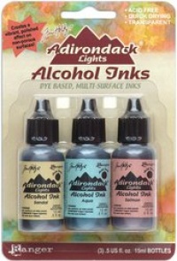 Ranger Adirondack Lights Alcohol Ink 1/2-Ounce 3/Pkg, Lakeshore