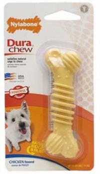 Nylabone Dura Chew Plus Bone, Chicken Flavor, Regular