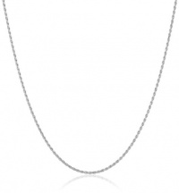 Sterling Silver Italian Rope Chain Necklace Set (1.30mm ), 18, 20, 24