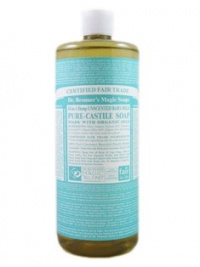 Dr. Bronner's: Unscented Baby-Mild Pure Castile Soap (1 x 32 fl oz)