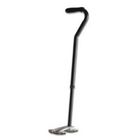 Lifetime Products Lifetime Tru-Motion Walking Cane # 1011, Black with Silver base, Black/Silver, 1011