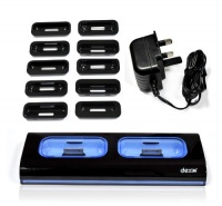 Dexim DCA037A-B Dual Dock Charger for iPhone 4/3G/3GS/iPod (Black)