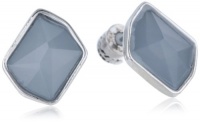 Kenneth Cole New York Urban Smoke Geometric Faceted Stud Earrings