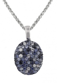 Effy Jewlery Balissima Splash Blue Sapphire Oval Pendant, 3.60 TCW