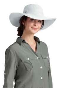 Coolibar UPF 50+ Women's Packable Wide Brim Sun Hat