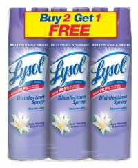 Lysol Disinfectant Spray, Early Morning Breeze, 19 Ounce, 3 Count