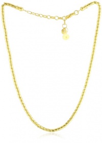 GURHAN Vertigo High Karat Gold Thick Tube Necklace, 16