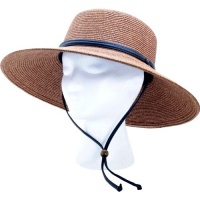 Principle Plastics 442DB01 Women's Wide Brim Braided Hat