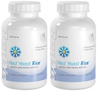 Red Yeast Rice With CoQ10 Cholesterol Support 180 Capsules 2 Bottles