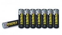 Powerex MH-8AA270-BH 2700mAh 8-Pack AA NiMH Rechargeable Batteries  w/Carrying Case