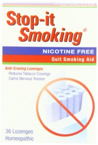 Natrabio Stop-It Smoking Anti-Craving Lozenges, 36 Homeopathic Lozenges