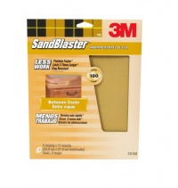 3M SandBlaster 20180 Between Coats Sandpaper 9-Inch by 11-Inch, 180-Grit