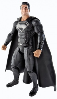 Superman Man of Steel Movie Masters Superman with Black Suit Action Figure