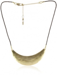 Kenneth Cole New York Gold-Tone Half Moon Frontal Necklace