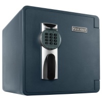 First Alert 2092DF Waterproof 1-Hour Fire Safe with Digital Lock, 1.3 Cubic Feet, Gray