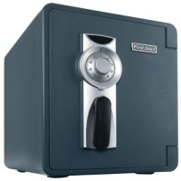 First Alert 2087F-BD 0.94 Cubic Feet Bolt-Down Waterproof 1 Hour Fire Safe with Combination Lock, Grey