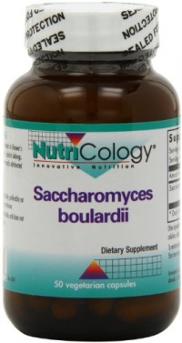 Nutricology Saccharomyces Boulardii, Vegicaps, 50-Count