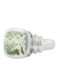 Effy Jewlery Sterling Silver Green Amethyst Ring, 5.00 TCW Ring size 7