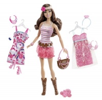 Barbie Fashionistas Teresa Ultimate Wardrobe Boho Chic Doll