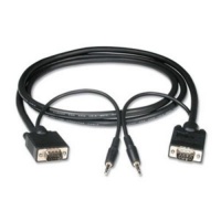 Cables To Go - 43096 - 10ft HD15 M/M UXGA Monitor Cable with 3.5mm Audio (Black)