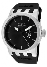 Invicta Men's 10404 DNA Urban Black Sunray Dial Black Silicone Watch