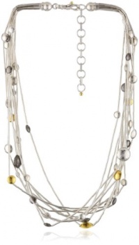 GURHAN Lentil Silver with High Karat Gold Accents Necklace