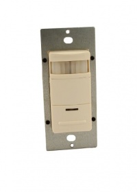 Leviton ODS10-IDT Decora Wall Switch Occupancy Sensor (120/277V rating), Light Almond