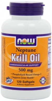 NOW Foods Neptune Krill Oil 500mg, 120 Softgels,