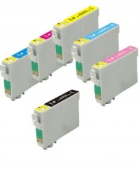 6 Pack Ink Cartridges for Artisan 700, 710, 725, 730, 800, 810, 835, 837 (T098 / T099- BK, C, M, Y, LC, LM)