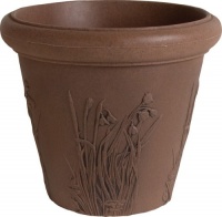 Dynamic Design RWF2404TF Wild Flower Premium 23-Inch Poly Planter, Terra Cotta Fleck