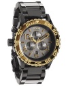 Nixon 42-20 Chrono Watch Gun N Gold, One Size