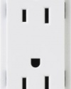 Lutron CAR-15-WH Claro 15-Amp Receptacle, White