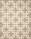 Liora Manne Spello Chains Rug, 8-Feet 3-Inch by 11-Feet 6-Inch, Natural