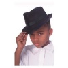 Black Fedora Gangster Hat Child