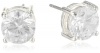 Anne Klein Classics Silver-Tone Crustal Stud Earrings