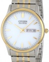 Citizen Men's BM8454-93A Eco-Drive Flexible Band Two-Tone Watch