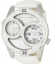 Marc Ecko Men's E16584G3 The Maestro White Leather Strap Watch