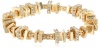 Kenneth Cole New York Bracelet Item Gold Pave Shaky Square Bead Stretch Bracelet, 7.5