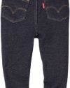 Levi's Baby-girls Infant 9527 Essential Knit Legging, Indigo, 12 Months