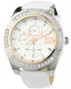 Marc Ecko Men's E13574G2 The Jolie White Leather Strap Watch