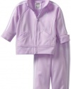 adidas Baby-Girls Infant ITG Iconic Tricot Set, Orchid Bloom, 24 Months