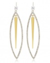 Juicy Couture Open Pave Oval & Spike Earrings