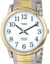 Timex Men's T23811 Easy Reader Two-Tone Expansion Band Stainless Steel Bracelet Watch